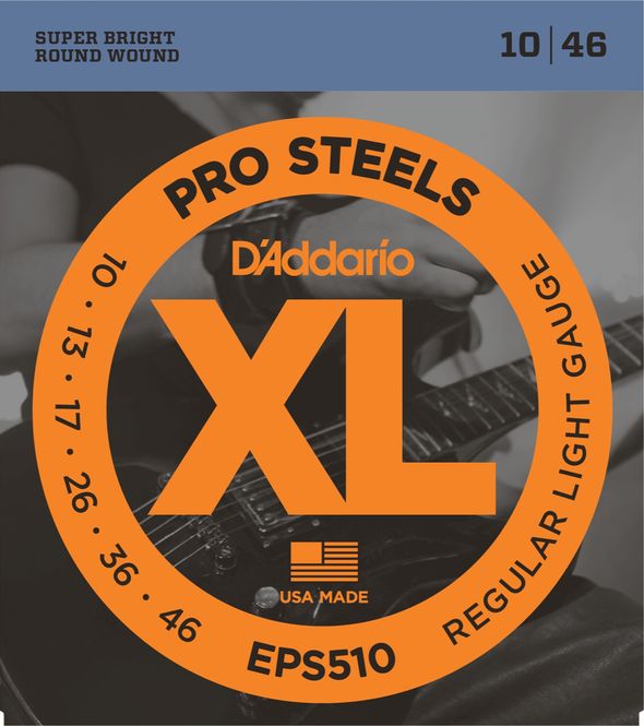 Hovedbilde D'addario EPS510 El-gitar ProSteels 010-046