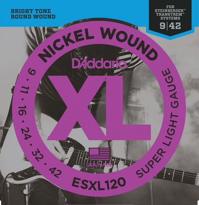 Hovedbilde D'addario ESXL120 El.gitar Double Ball End strengesett 009-042