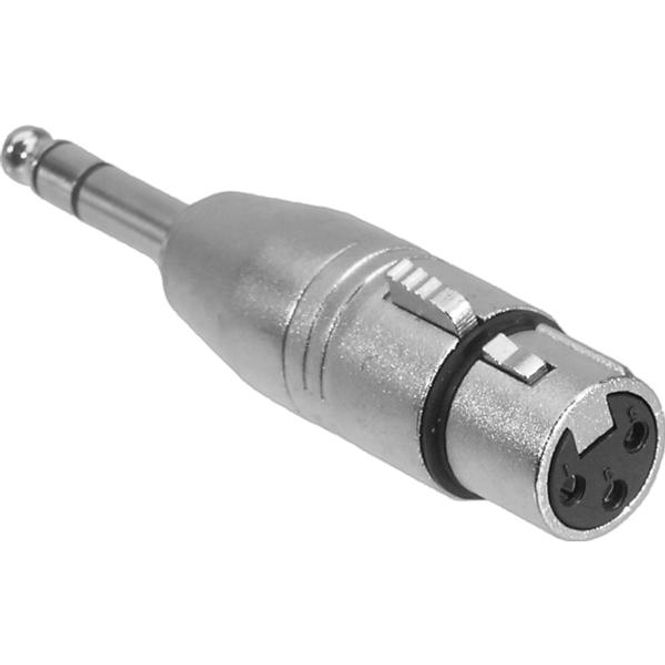 Hovedbilde AMP D02 - Adapter XLR (hun) til stereojack (han)