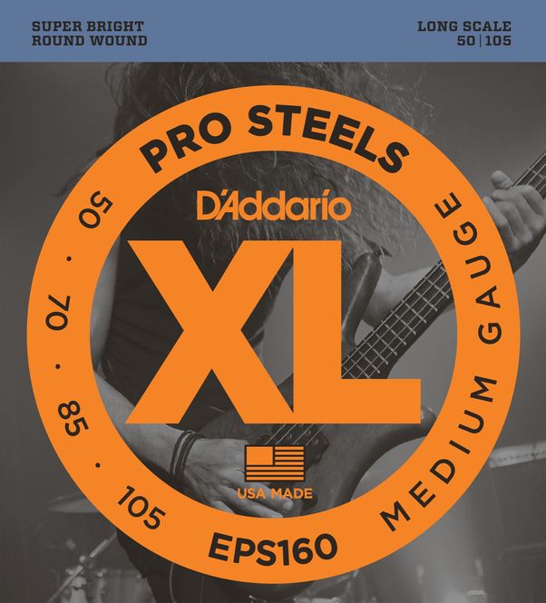 Hovedbilde D'addario EPS160 El-bass ProSteels 050-105