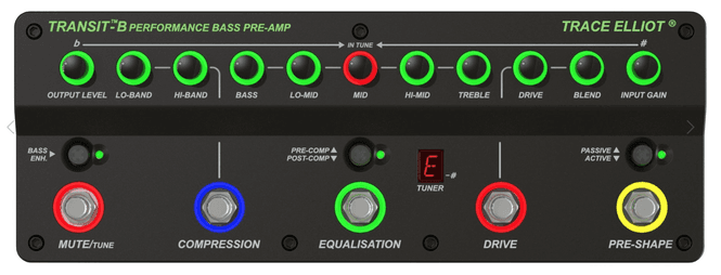 Hovedbilde Trace Elliot TRANSIT-B Pre.Amp for bassgitar