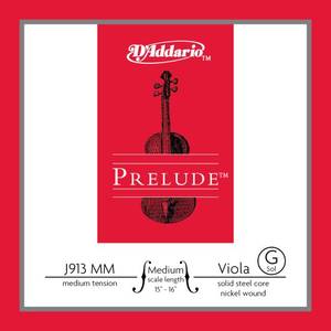 Hovedbilde D'Addario Prelude J913 Viola G-3 St&aring;l/Nikkel