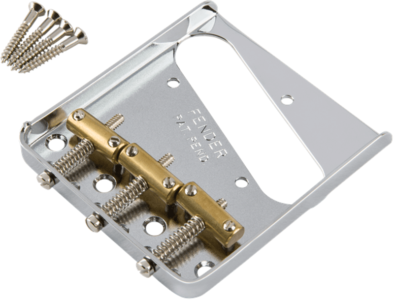 Fender 3-Saddle American Vintage Telecaster Bridge Assembly, chrome