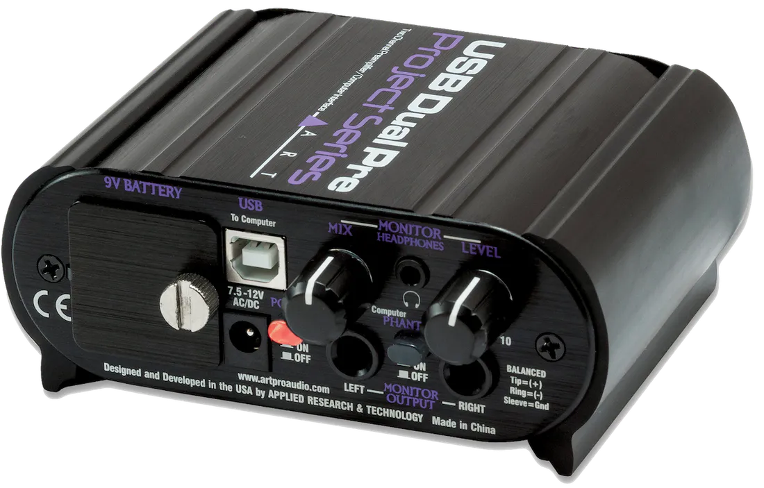 ART USB DUAL PRE Two Channel USB Tube Preamp