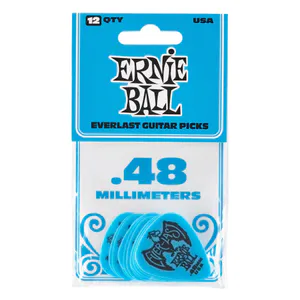 Hovedbilde Ernie Ball EB-9181 EVERLAST Plekter .48mm Blue - 12 pack