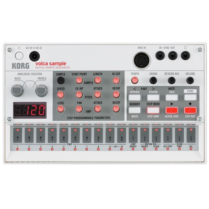 Hovedbilde Korg Volca Sample 2 next generation, digital sample sequencer