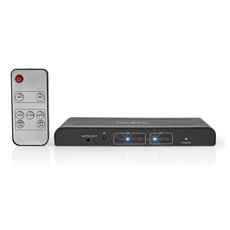 Nedis HDMI Extractor med ARC - Splitter HDMI-signalet til HDMI og lyd
