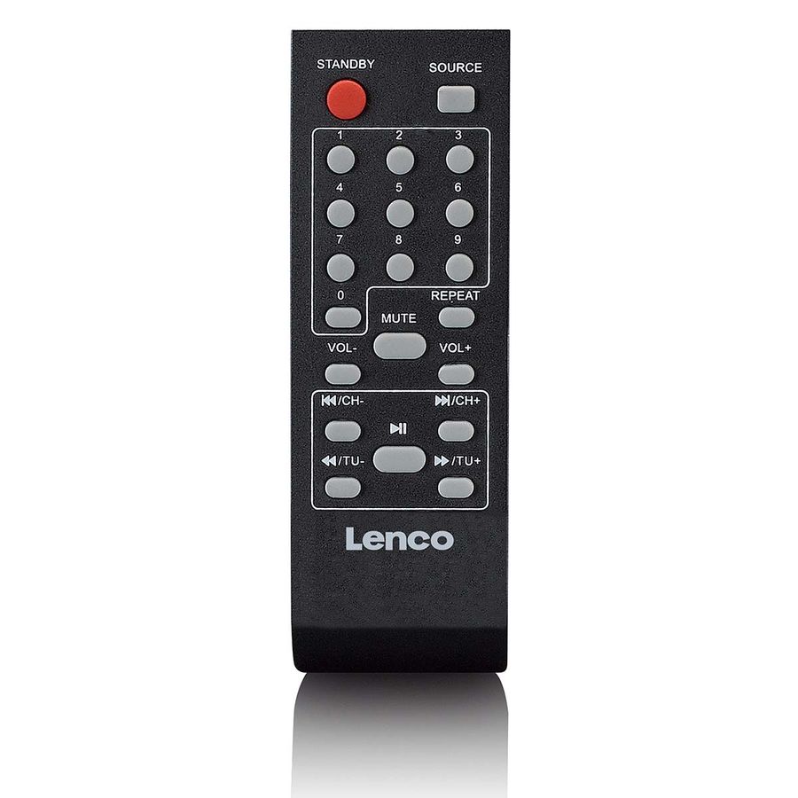 Lenco PA-220BK, 120W partyhøyttaler m/mikrofoner og lys