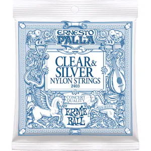 Hovedbilde Ernie Ball EB-2403 Clear & Silver Nylon Strenger