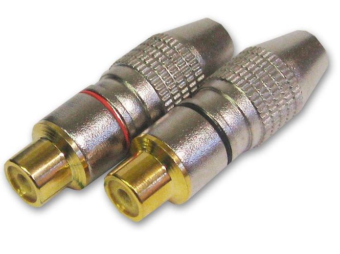 Hovedbilde SLX-audio CD110 - Phonoplugger for lodding på kabel - Hunplugger