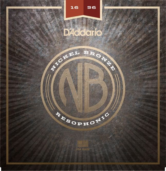 Hovedbilde D'Addario NB1656. Nickel Bronze Resophonic Dobro Set 016-056, Me