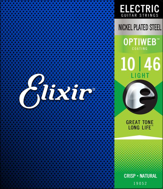 Hovedbilde Elixir 19052 Electric Nickel Plated Steel Optiweb 010-046