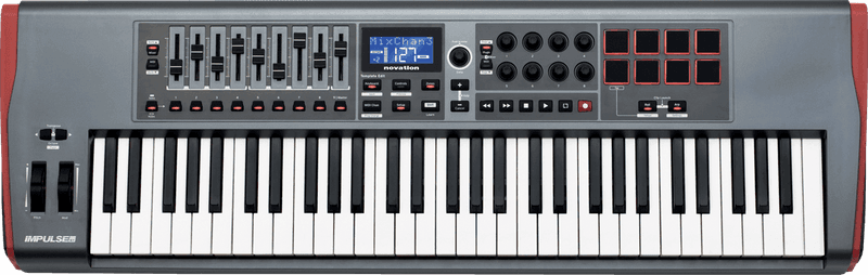 Novation Impulse-61 USB / MIDI kontroller, 61 tangenter - Sound1.com
