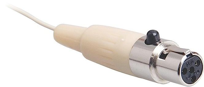 Hovedbilde JTS kabel for JTS CM-214/225 hodebøyler. TA4F 4-pin mini XLR for Shure/JTS m.fl