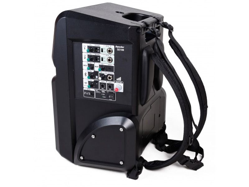 Superlux SE108 Portabel PA m/ oppladbart batteri og Bluetooth