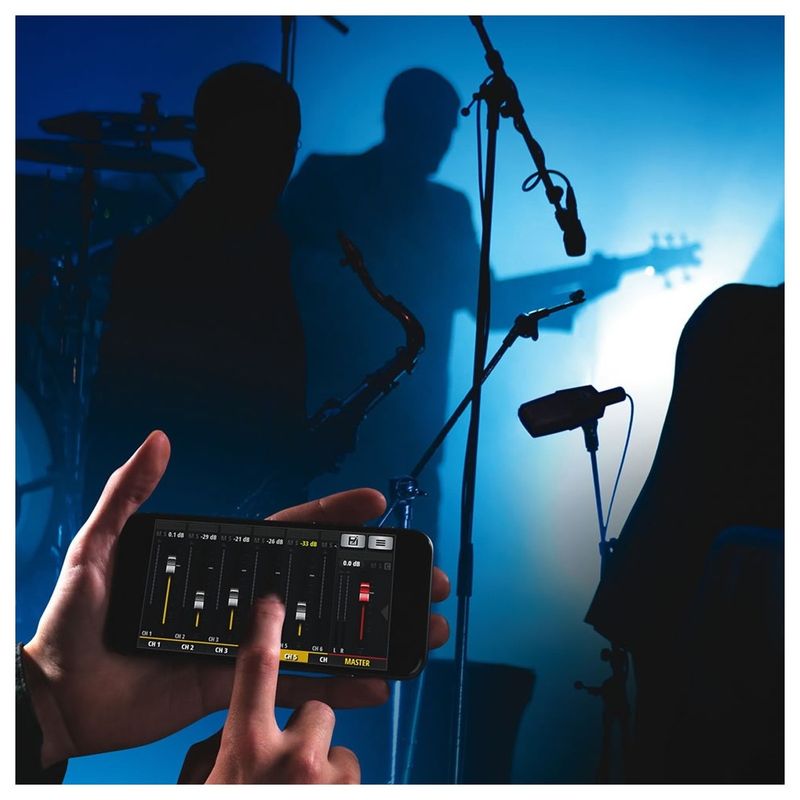 Soundcraft Ui12 Digital Mikser, Innebygget Wi-Fi, 12 input, DSP