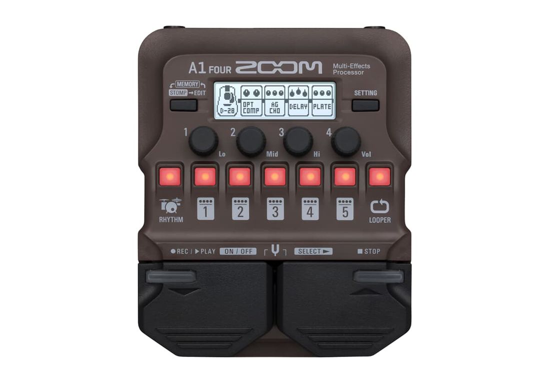 Zoom A1 FOUR Akustisk Gitar Prosessor