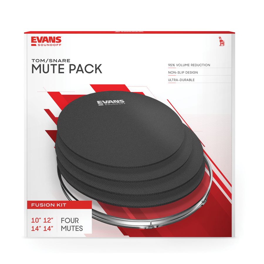 Evans SO-0244 SoundOff Tom Mute Pack Fusion