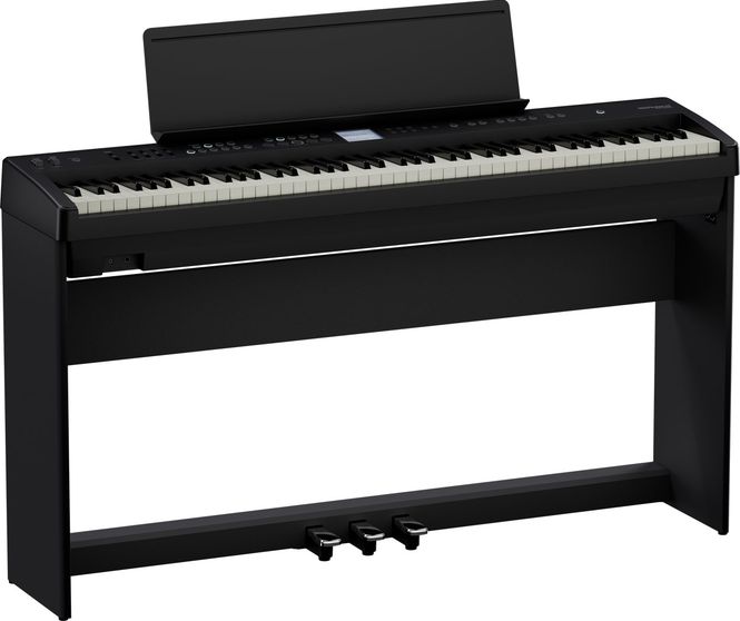 Hovedbilde Roland FP-E50 Digitalpiano komplett m/ stativ og pedalsett, Black
