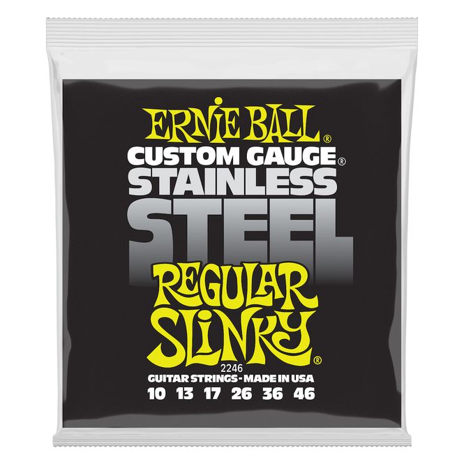Hovedbilde Ernie Ball EB-2246 Slinky Stainless Steel .010 - .046