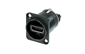 Hovedbilde Neutrik NAHDMI-W-B chassis HDMI feedthrough D sort