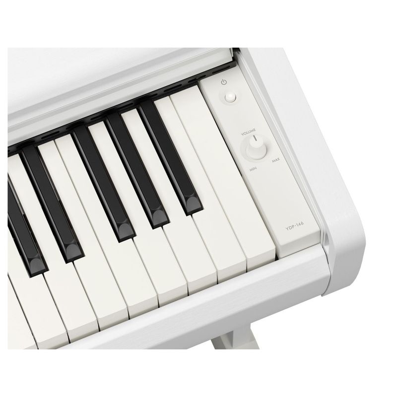 Yamaha YDP 146W digitalpiano, hvit