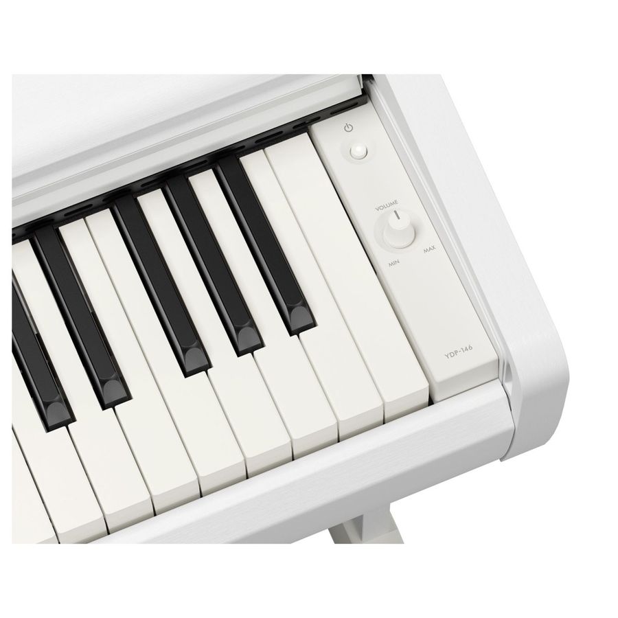 Yamaha YDP 146W digitalpiano, hvit