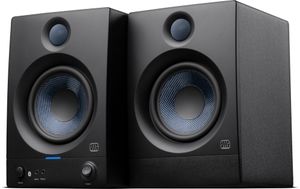Hovedbilde Presonus Eris 5BT 2nd Gen, sett med en aktiv/passiv monitor, Bluetooth
