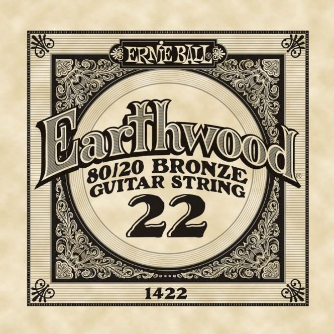 Hovedbilde Ernie Ball EB-1422 Earthwood 80/20 Bronze, løs streng .026