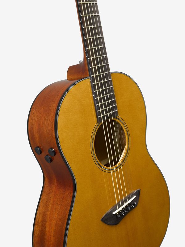 Yamaha CSF-TA TransAcoustic Guitar, Vintage Natural