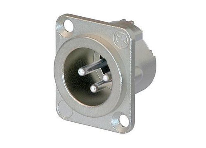 Hovedbilde Neutrik NC3MD-LX XLR chassis 3P Han Nikkel