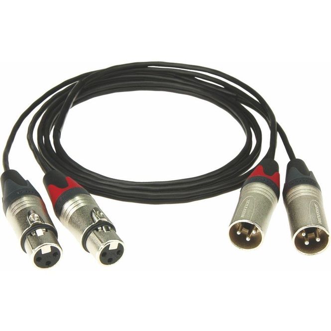Hovedbilde Klotz stereo mik kabel 2xXLRF - 2xLRM, 5M