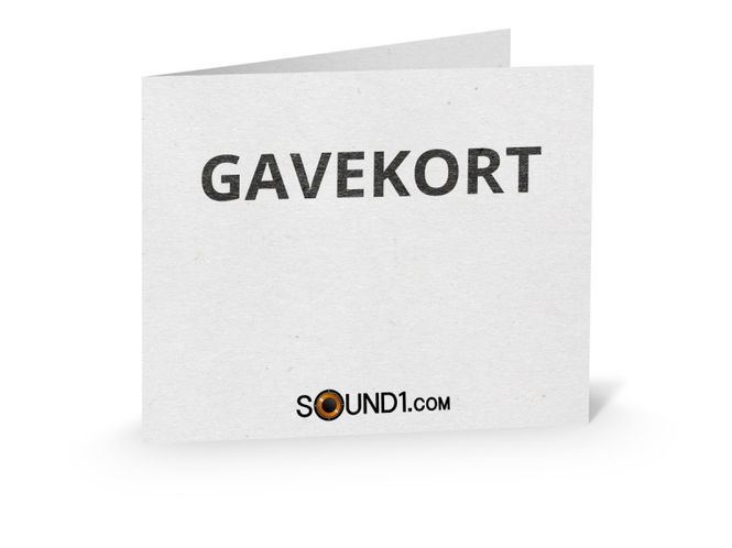 Hovedbilde Sound1 Gavekort for nett og butikk