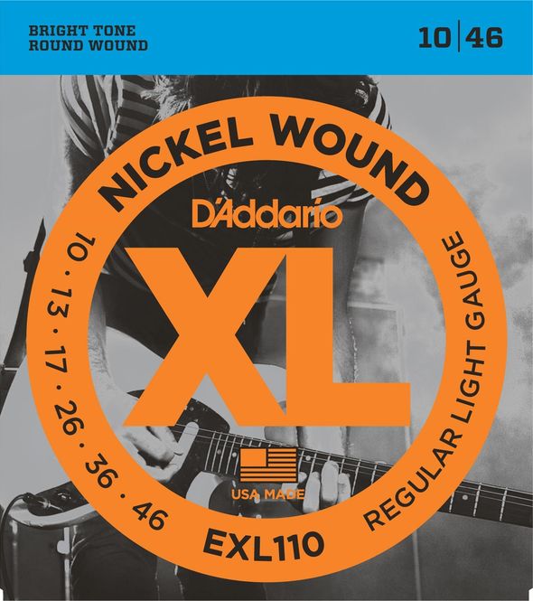 Hovedbilde D'addario EXL110 El-gitar Nickel Wound 010-046
