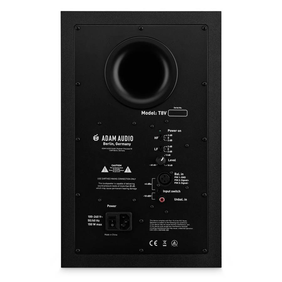 Adam Audio T8V Aktiv Studiomonitor, 8