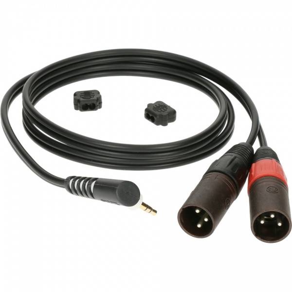 Klotz Y cable angle mini Jack to 2xXLR M 3m.