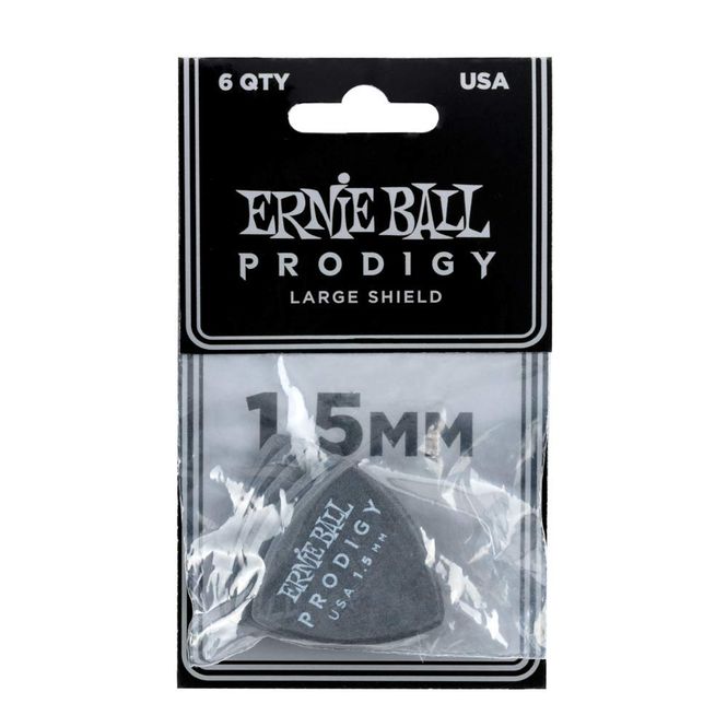 Hovedbilde Ernie Ball EB-9332 PRODIGY Plekter, Large Shield 1.5mm - 6 pack
