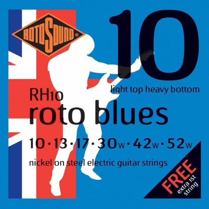 Hovedbilde Rotosound RH10 Nickel Light Top/Heavy Bottom 10-52