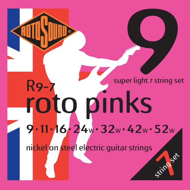 Hovedbilde Rotosound R9-7 Nickel Super Light 7 String 9-52