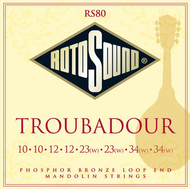 Hovedbilde Rotosound RS80 Phosphor Bronze Loop End 8 String Mandolin