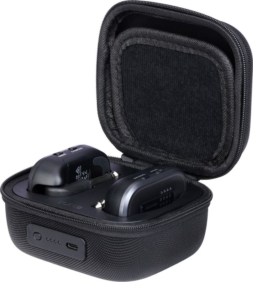 Xvive AC58 Trådløst gitar/bass system m/ batterikoffert, 5.8GHz.