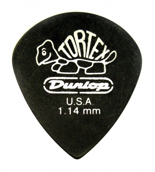 Hovedbilde Dunlop Tortex Pitch Black Jazz III 482R, Plekter, 1.14