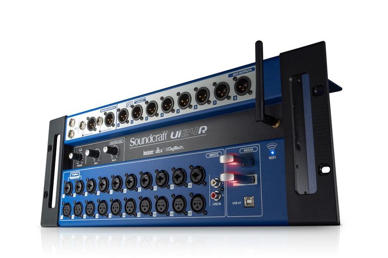 Soundcraft Ui24R Digital Mikser, Innebygget Wi-Fi, 24 input, DSP