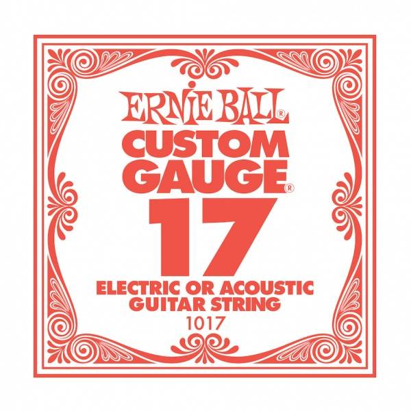 Ernie Ball EB-1017 Plain steel string, løs streng .017