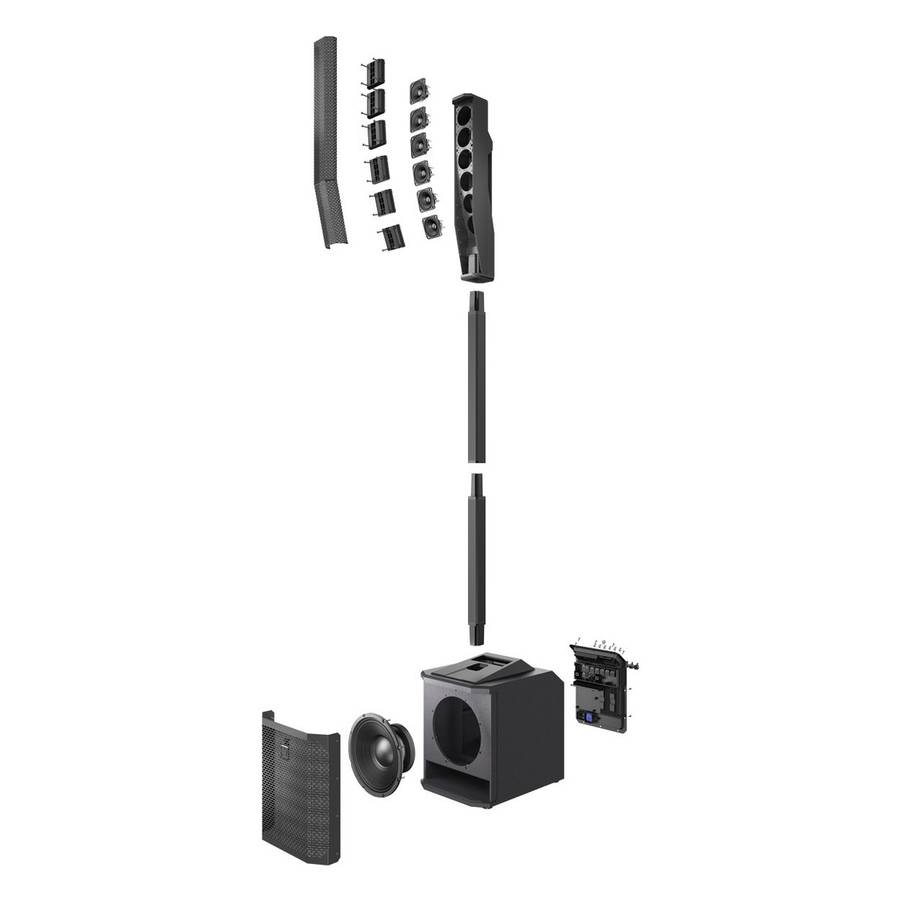 Electro-Voice EVOLVE30 Høyttalersystem Søyle Sub Stag Sort
