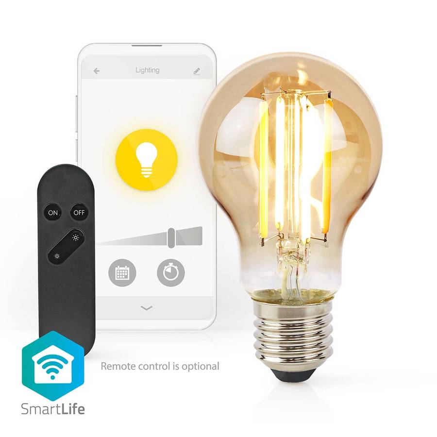 SmartLife E27 Wi-Fi LED lyspære, 7W - WIFILRF10A60