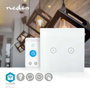 Hovedbilde SmartLife Wi-Fi Dobbel veggbryter