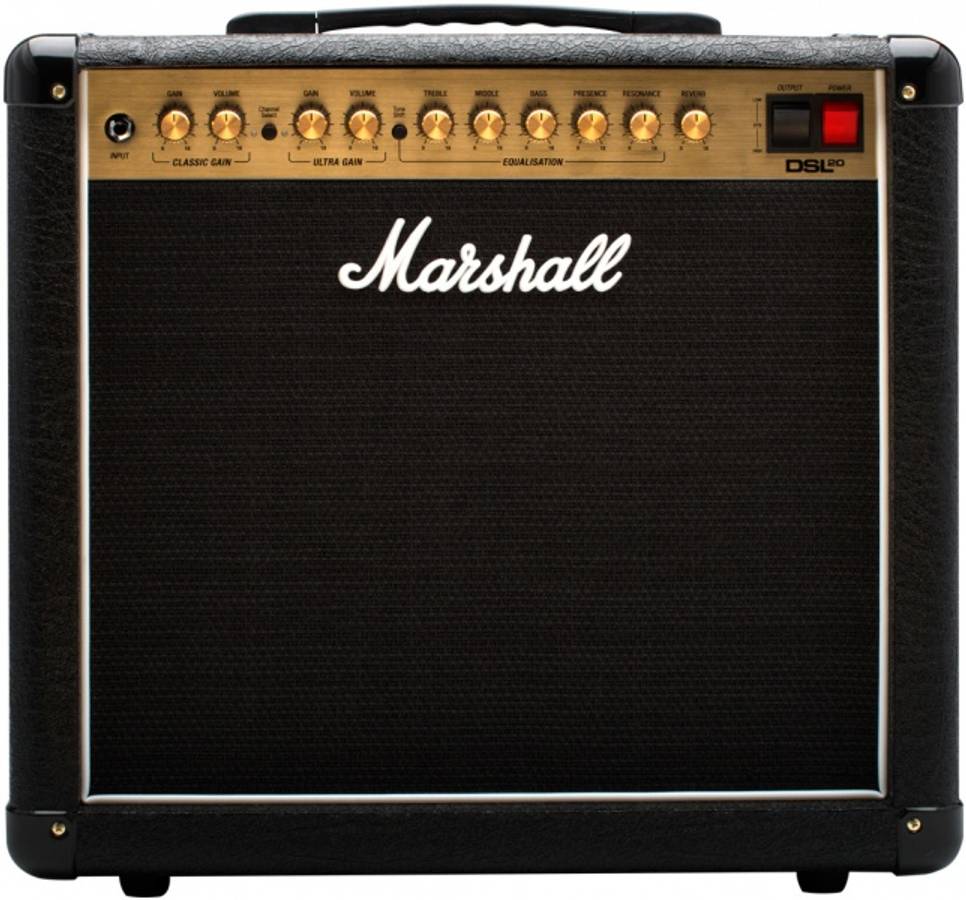 Marshall DSL20CR 20W 1x12 Rørkombo med reverb