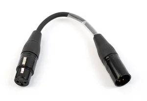 Hovedbilde Kagu DMX-overgang 5pin han/3pin hun. 20cm.