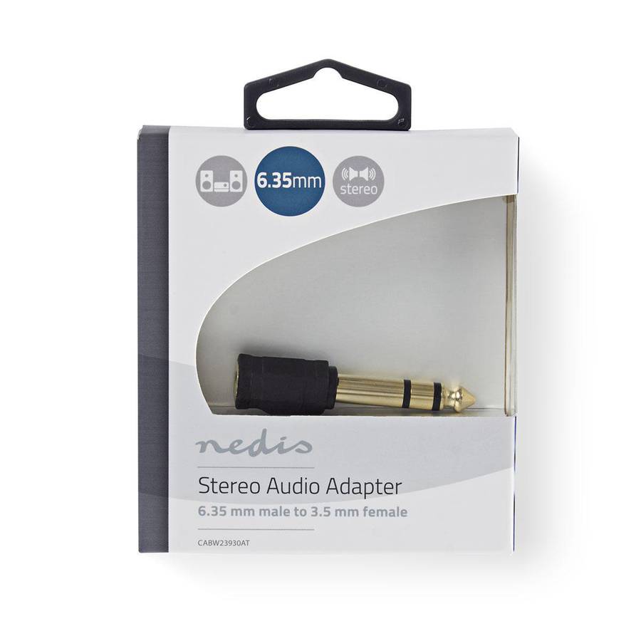 Nedis Stereo Audio Adapter 6,3 mm plugg - 3,5mm sokkel